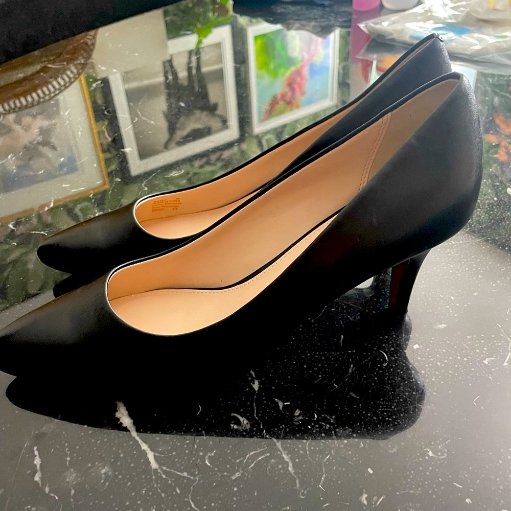 Cole Haan Black Leather Heels